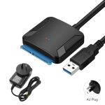 3.5" SATA to USB Adapter With Power Adatptor - front view